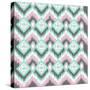 Pastel Ikat-Joanne Paynter Design-Stretched Canvas