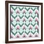 Pastel Ikat-Joanne Paynter Design-Framed Giclee Print