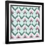 Pastel Ikat-Joanne Paynter Design-Framed Giclee Print