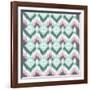 Pastel Ikat-Joanne Paynter Design-Framed Giclee Print