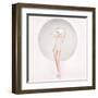 Pastel Muse-Haute Couture-Framed Art Print