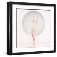 Pastel Muse-Haute Couture-Framed Art Print