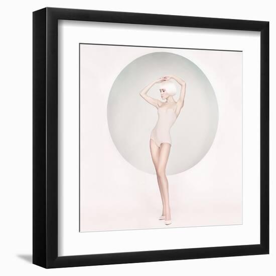 Pastel Muse-Haute Couture-Framed Art Print