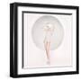 Pastel Muse-Haute Couture-Framed Art Print