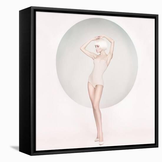 Pastel Muse-Haute Couture-Framed Stretched Canvas