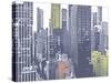 Pastel NYC III-Jeff Pica-Stretched Canvas