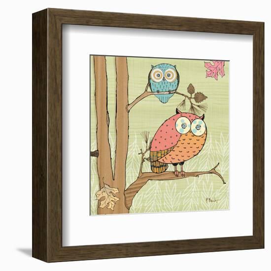 Pastel Owls I-Paul Brent-Framed Art Print