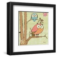 Pastel Owls I-Paul Brent-Framed Art Print