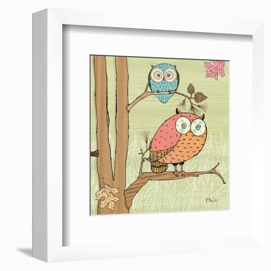 Pastel Owls I-Paul Brent-Framed Art Print