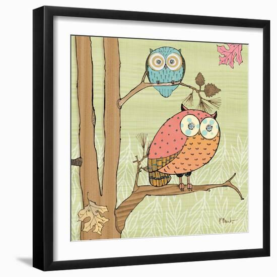 Pastel Owls I-Paul Brent-Framed Art Print