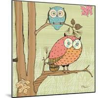Pastel Owls I-Paul Brent-Mounted Art Print