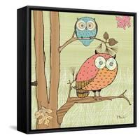 Pastel Owls I-Paul Brent-Framed Stretched Canvas