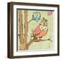 Pastel Owls I-Paul Brent-Framed Art Print