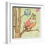 Pastel Owls I-Paul Brent-Framed Art Print