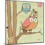 Pastel Owls I-Paul Brent-Mounted Art Print