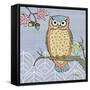 Pastel Owls II-Paul Brent-Framed Stretched Canvas