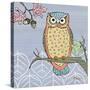 Pastel Owls II-Paul Brent-Stretched Canvas