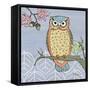 Pastel Owls II-Paul Brent-Framed Stretched Canvas