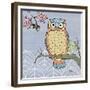 Pastel Owls II-Paul Brent-Framed Premium Giclee Print