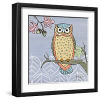 Pastel Owls II-Paul Brent-Framed Art Print