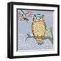 Pastel Owls II-Paul Brent-Framed Art Print