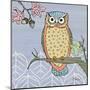 Pastel Owls II-Paul Brent-Mounted Art Print
