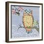 Pastel Owls II-Paul Brent-Framed Art Print