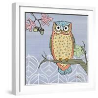 Pastel Owls II-Paul Brent-Framed Art Print