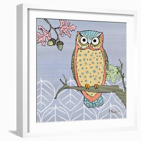 Pastel Owls II-Paul Brent-Framed Art Print