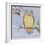 Pastel Owls II-Paul Brent-Framed Art Print