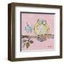 Pastel Owls III-Paul Brent-Framed Art Print