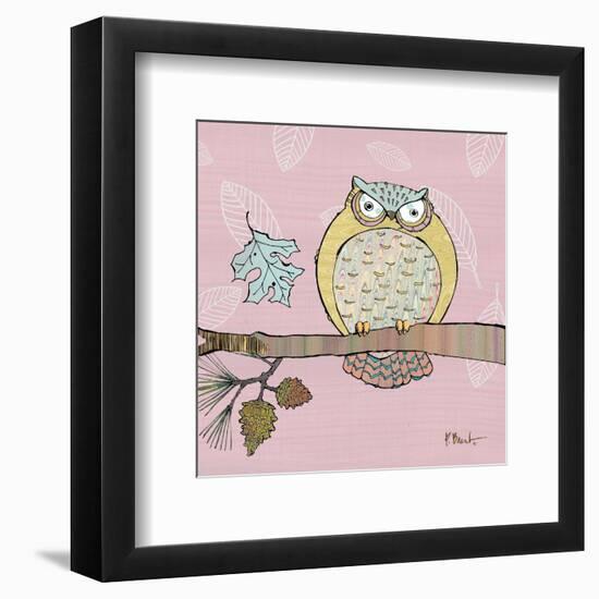 Pastel Owls III-Paul Brent-Framed Art Print