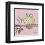 Pastel Owls III-Paul Brent-Framed Art Print