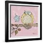 Pastel Owls III-Paul Brent-Framed Art Print