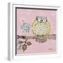 Pastel Owls III-Paul Brent-Framed Art Print