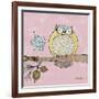 Pastel Owls III-Paul Brent-Framed Art Print