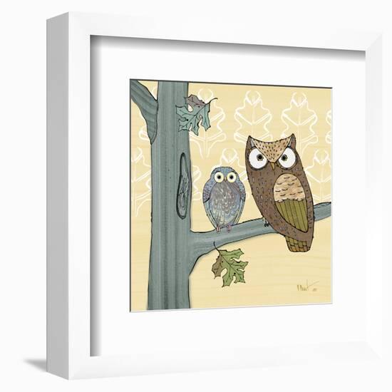 Pastel Owls IV-Paul Brent-Framed Art Print