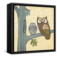 Pastel Owls IV-Paul Brent-Framed Stretched Canvas