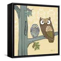 Pastel Owls IV-Paul Brent-Framed Stretched Canvas