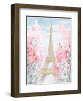 Pastel Paris III-Danhui Nai-Framed Art Print