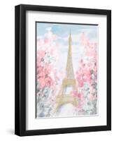 Pastel Paris III-Danhui Nai-Framed Art Print