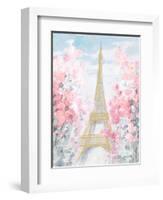 Pastel Paris III-Danhui Nai-Framed Art Print