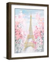 Pastel Paris III-Danhui Nai-Framed Art Print