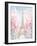 Pastel Paris III-Danhui Nai-Framed Art Print