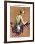 "Pastel Portrait,"January 24, 1931-Guy Hoff-Framed Giclee Print