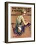 "Pastel Portrait," Saturday Evening Post Cover, January 24, 1931-Guy Hoff-Framed Giclee Print