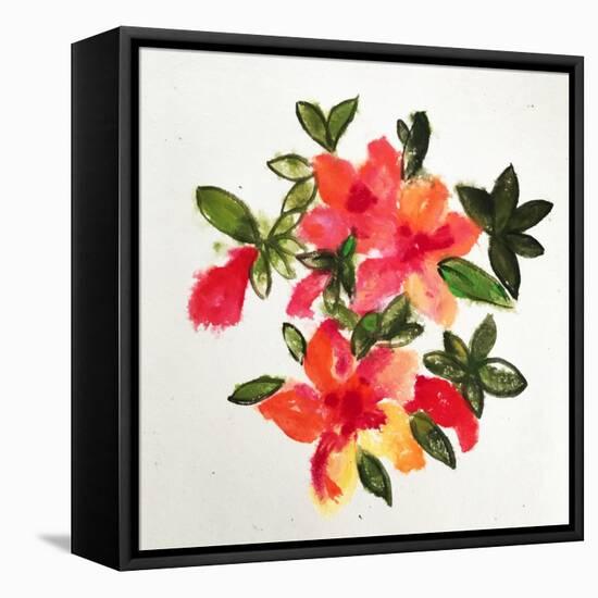 Pastel posy-Sarah Thompson-Engels-Framed Stretched Canvas