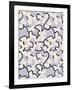 Pastel Purple Flower Pattern-Little Dean-Framed Photographic Print