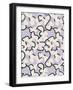 Pastel Purple Flower Pattern-Little Dean-Framed Photographic Print