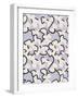 Pastel Purple Flower Pattern-Little Dean-Framed Photographic Print